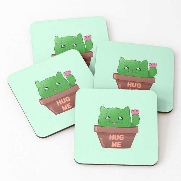Item preview, Hug Me! Cactus Cat designed and sold by MaggieWolff24.