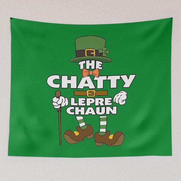 Item preview, The Chatty Leprechaun St Patrick's Day Celebration Matching Outfits Group Attire designed and sold by onicon.