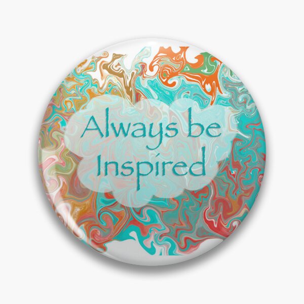 Item preview, Always Be Inspired Marbled Plaque designed and sold by PaperieJennifer.