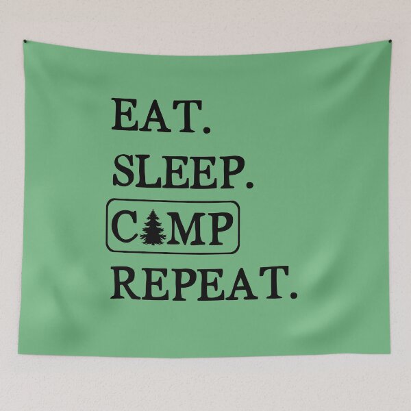 Item preview, Eat, Sleep, Camp, Repeat designed and sold by TouchofAlaska.