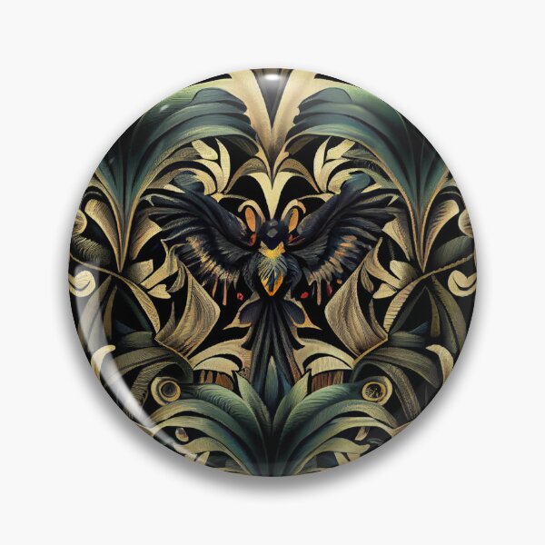 Artikelvorschau, Gothic Tropical Pattern Digital Painting entworfen und verkauft von CodeAndColors.