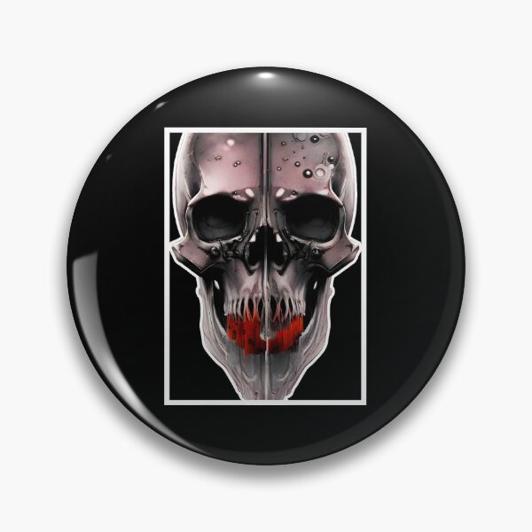 Item preview, Goth Skull Abstract Digital Art designed and sold by Gogmagosh.