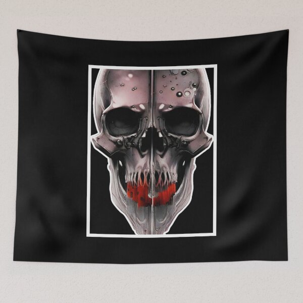 Item preview, Goth Skull Abstract Digital Art designed and sold by Gogmagosh.