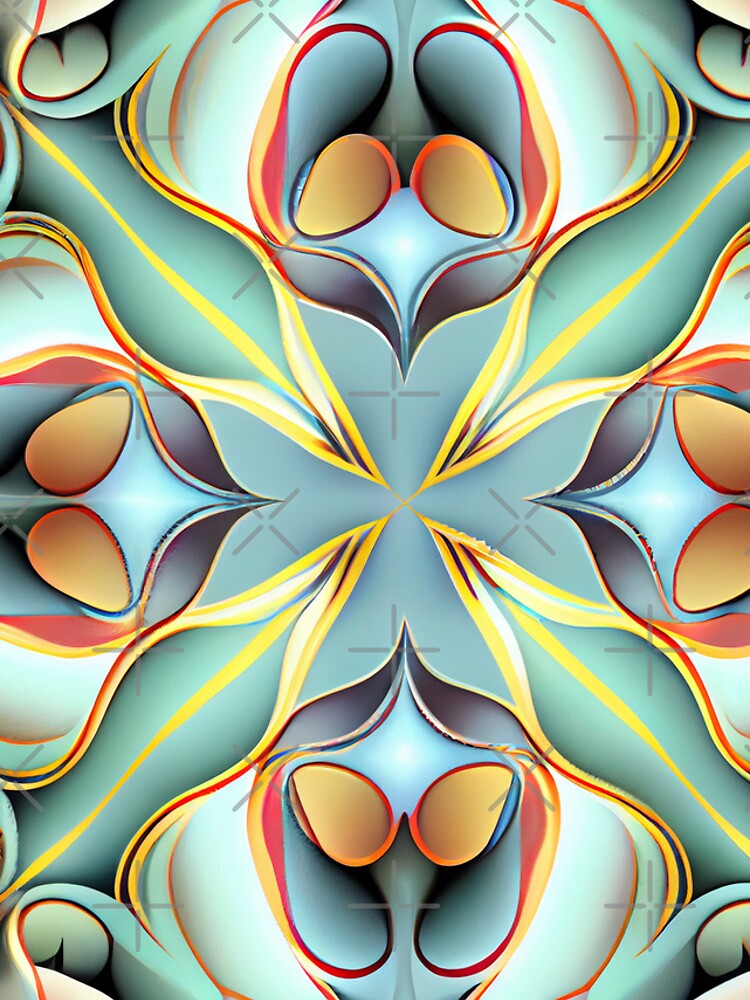 Thumbnail 4 of 4, iPhone Case, Dynamic Pastel Transitional Pattern Digital Painting designed and sold by CodeAndColors.
