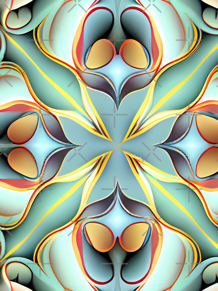Thumbnail 4 of 4, iPhone Case, Dynamic Pastel Transitional Pattern Digital Painting designed and sold by CodeAndColors.