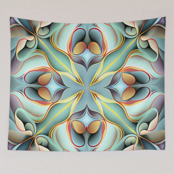 Artikelvorschau, Dynamic Pastel Transitional Pattern Digital Painting entworfen und verkauft von CodeAndColors.
