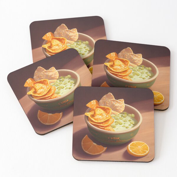 Item preview, The Citrus Chip Dip Digital Painting designed and sold by CodeAndColors.