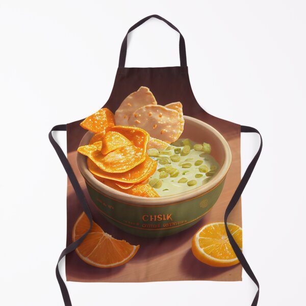 Aperçu de l'œuvre The Citrus Chip Dip Digital Painting créée et vendue par CodeAndColors.