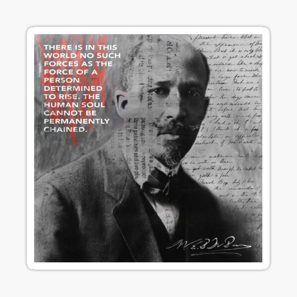 W.E.B Du Bois Sticker