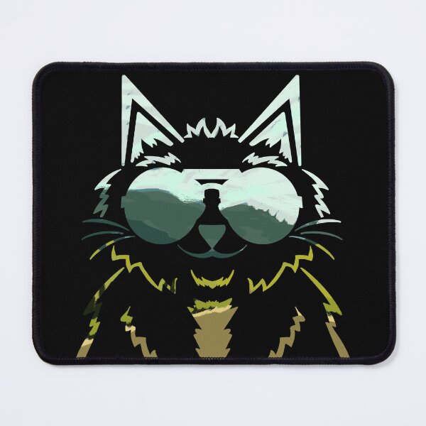 Item preview, Mountain View Cat With Black Background designed and sold by missmann.