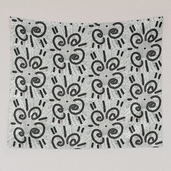 Item preview, illusion in black and white // designed and sold by Lillrose.