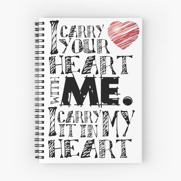 Item preview, I Carry Your Heart quote designed and sold by asprayson.