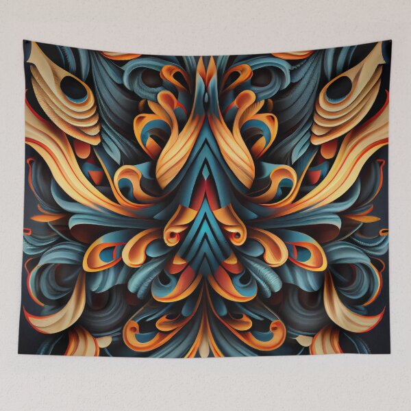Item preview, Explosive Fine Aggressive New Traditional Pattern Digital Painting designed and sold by CodeAndColors.