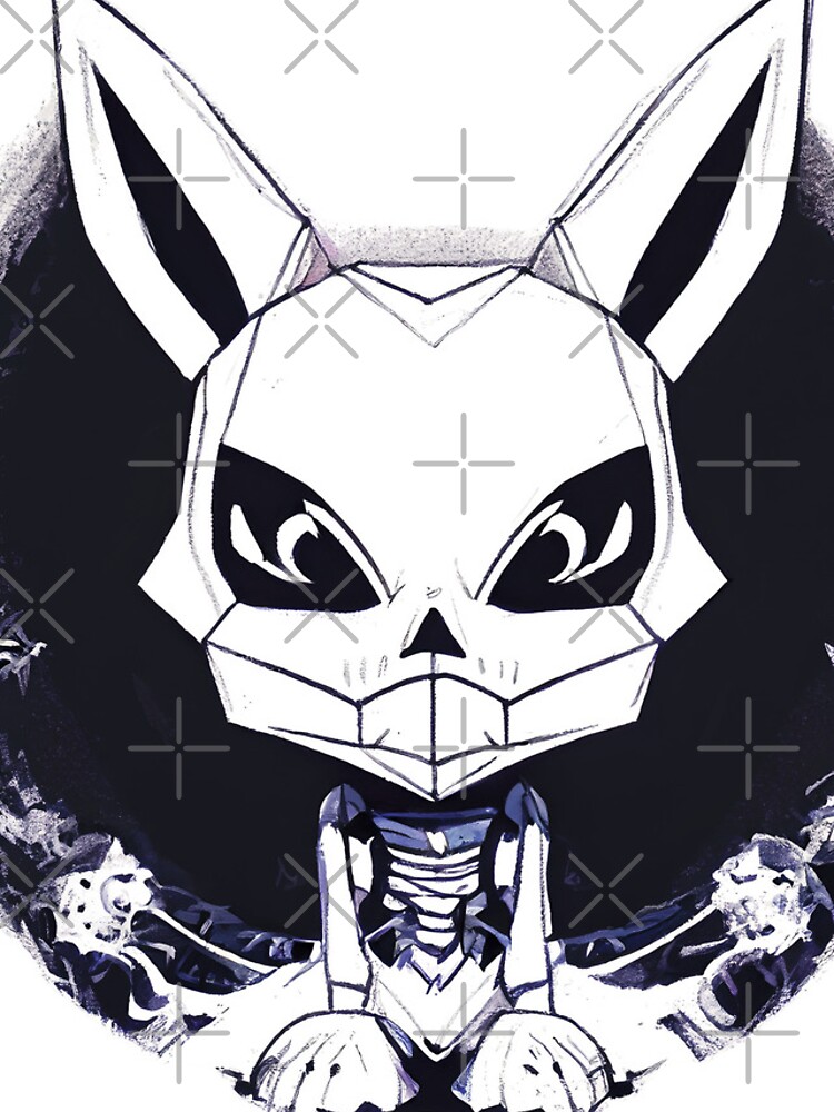 Thumbnail 4 of 4, iPhone Case, Geometrical Skeleton Rabbit designed and sold by Goatonfire.