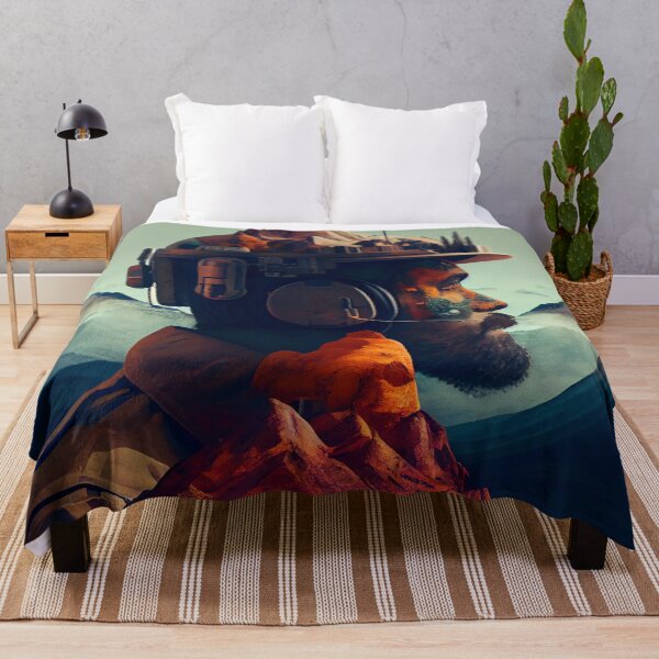Item preview, Combing the Rugged Hum Digital Painting designed and sold by CodeAndColors.