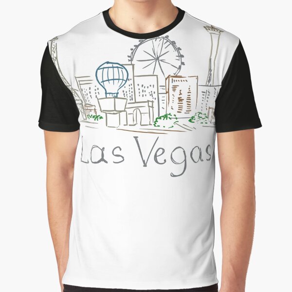 Las Vegas Panorama Graphic T-Shirt