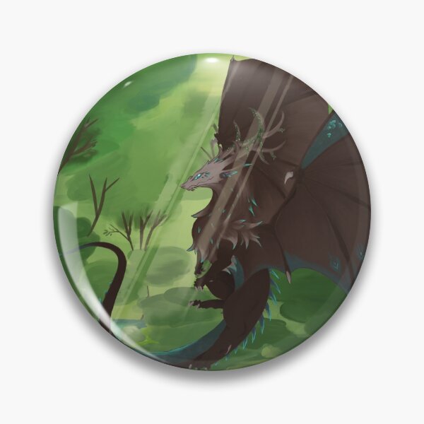 Item preview, Green forest dragon designed and sold by Burnish_Art.