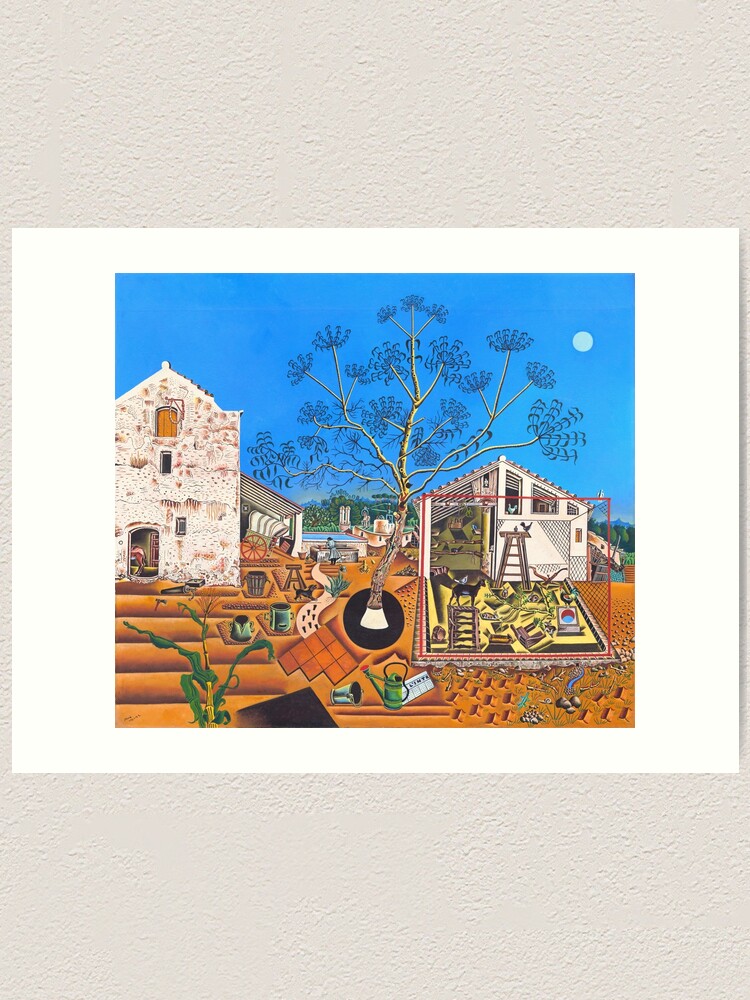 Joan Miró The Farm: The Tilled Field - selling certificate (Joan Miro Lithograph, Surreal Art, Surrealism Art)