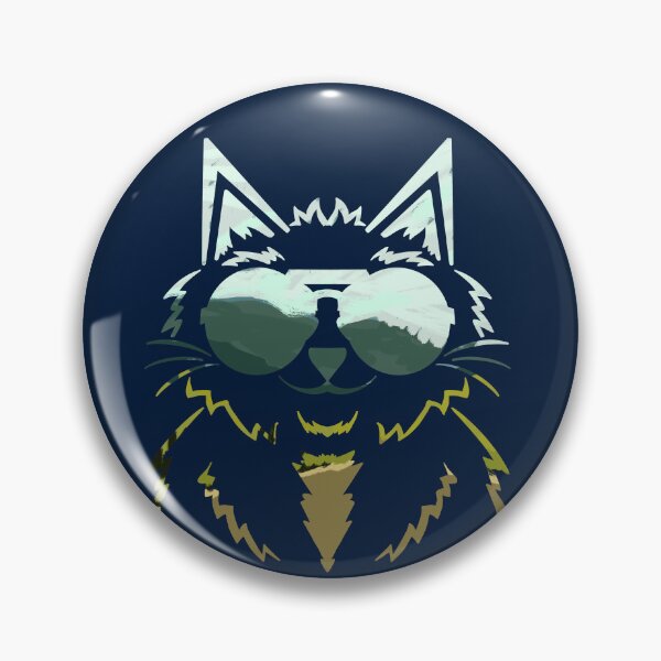 Item preview, Mountain View Cat With Blue Background  designed and sold by missmann.
