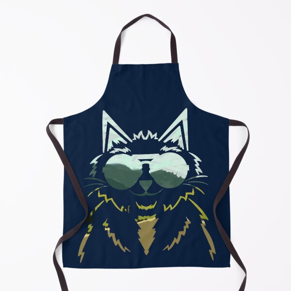Item preview, Mountain View Cat With Blue Background  designed and sold by missmann.