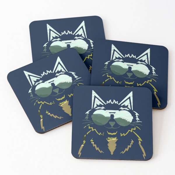 Item preview, Mountain View Cat With Blue Background  designed and sold by missmann.
