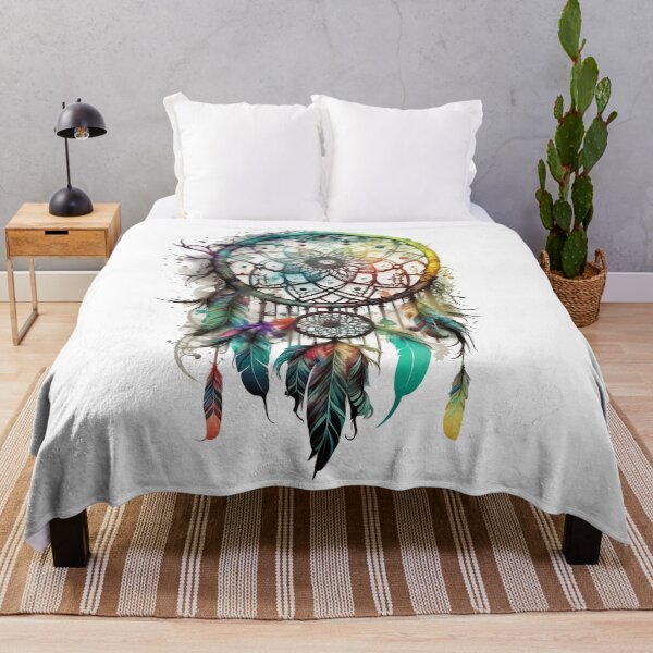 Item preview, Colorful Dreamcatcher - Native American Spiritual Symbol Dream Protection designed and sold by Dragonstrom.