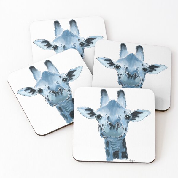 Item preview, Dreaming of a blue giraffe designed and sold by kschowe.