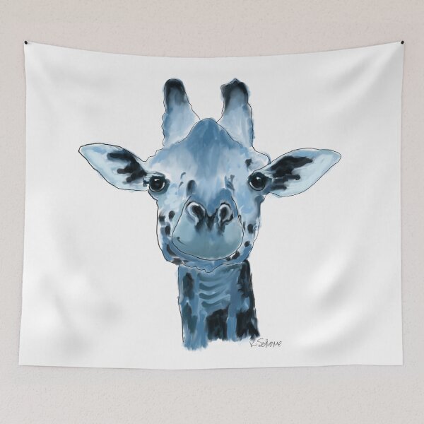 Item preview, Dreaming of a blue giraffe designed and sold by kschowe.