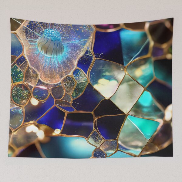 Item preview, Abstract work with underwater motifs designed and sold by ZibilinoArt.