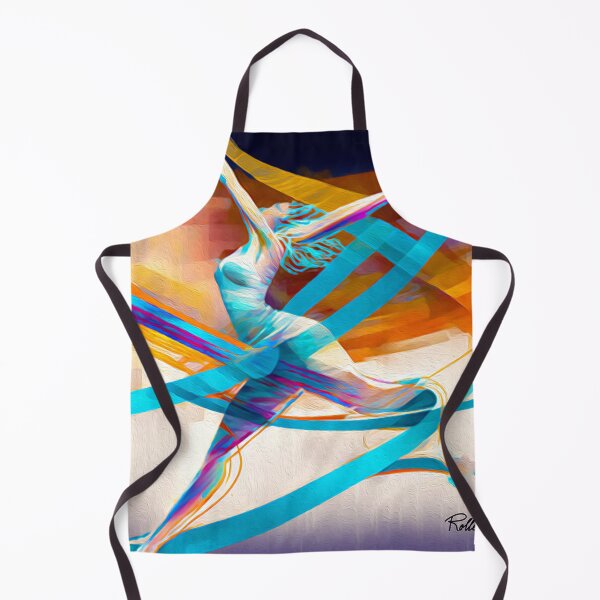 Item preview, RIBBON DANCER ABSTRACT designed and sold by ArtbyRolleen.