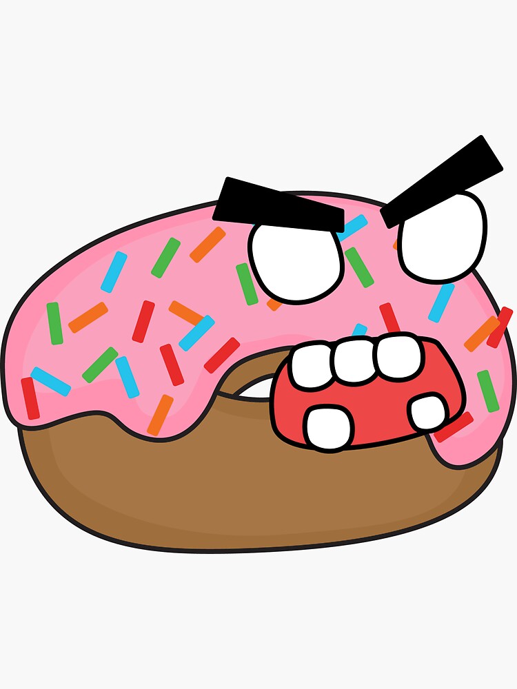 angry zombie donut by shortstack