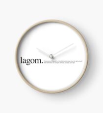 Lagom Wiki Clock