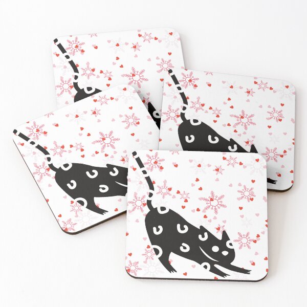 Item preview, Black cats with the differents stickers behind designed and sold by MobMarketdesign.