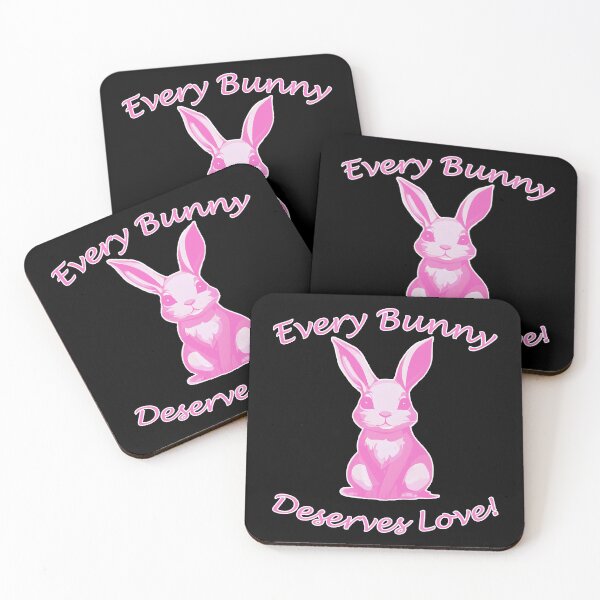 Item preview, Every Bunny Deserves Love - Pink designed and sold by LthrDaddyBear.