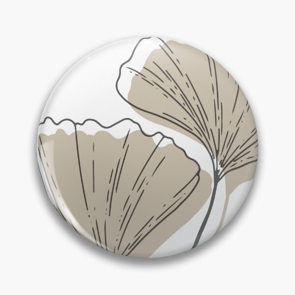 Item preview, Gold Ginkgo Line Art Digital Print | Minimal Nature Printable Downloads | Ink Pressed Leaf Poster and Cards | Pens and Pixels designed and sold by Pens and Pixels.