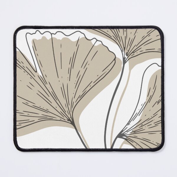 Item preview, Gold Ginkgo Line Art Digital Print | Minimal Nature Printable Downloads | Ink Pressed Leaf Poster and Cards | Pens and Pixels designed and sold by Pens and Pixels.