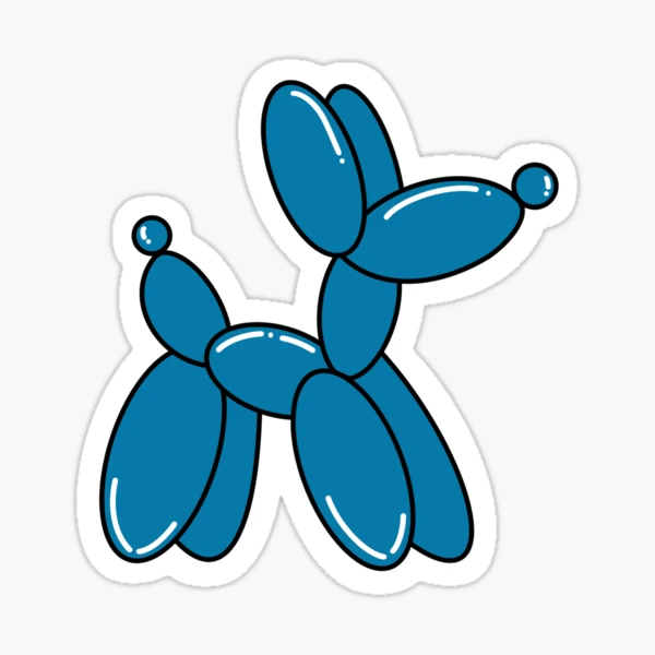 Balloon Dog Sticker