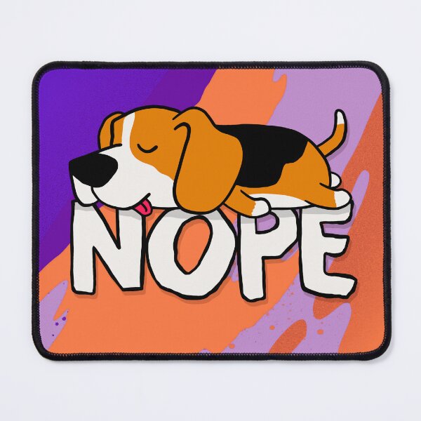 Item preview, Nope! beagle designed and sold by RAWWR.