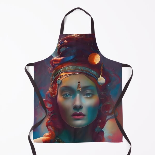 Item preview, Goddess of the Galaxy surrounded by Planets and Stardust designed and sold by DreamyEscapism.