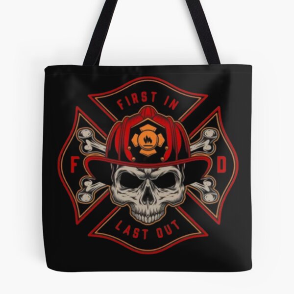 Item preview, First In Last Out - Firefighter Logo designed and sold by RENAGADE4LYF.