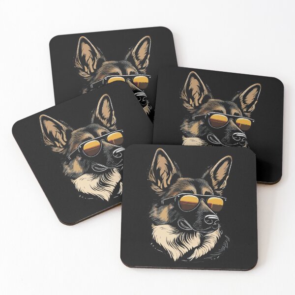 Item preview, Cute and Cool German Shepherd in Sunglasses designed and sold by NatureImprimer.