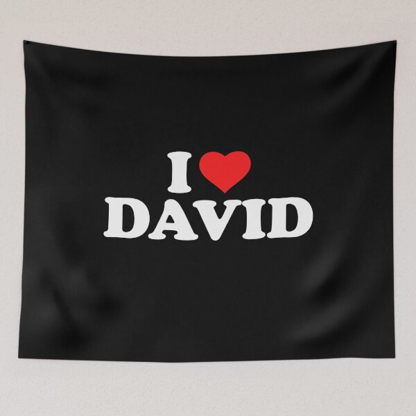 Item preview, I Love David designed and sold by TrashLIT.