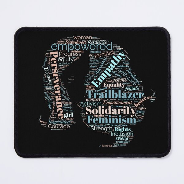 Item preview, Female Head Word Art - International Women's Day designed and sold by Trinket-Trickster.