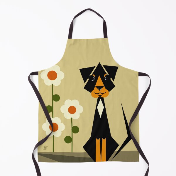 Item preview, Stylized Hound Dog Sitting By Flowers designed and sold by studioart.