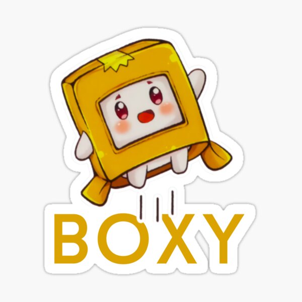 Lanky Box Cadeau drôle pour les enfants Sticker
