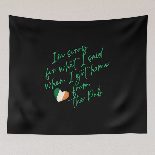 Item preview, Irish apology to wife  designed and sold by rocklegends99.