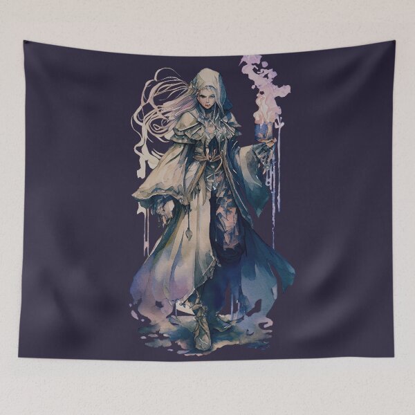 Item preview, Magic Alchemy Fantasy Wizard Design Female Mage Character Magick Spell designed and sold by WhitePinesVale.