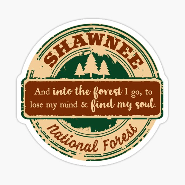Shawnee National Forest Decal Sticker Explore Wanderlust Camping Hiking