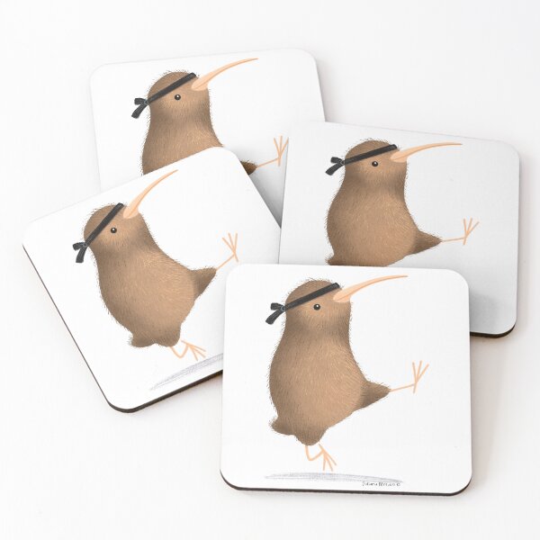 Item preview, Kiwi practicing Karate designed and sold by julianamotzko.
