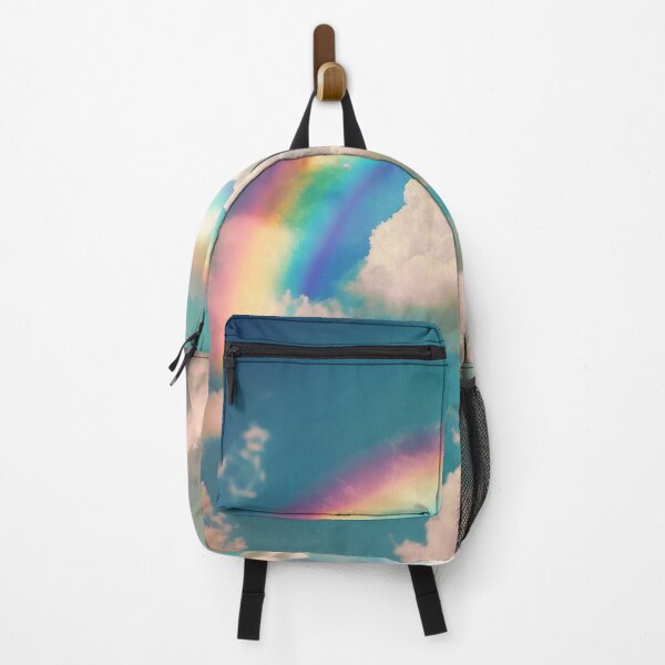 Item preview, Colorful Rainbow in a Blue Sky with Puffy Whilte Clouds as a Symbol of Hope and Fortune designed and sold by Dragonstrom.